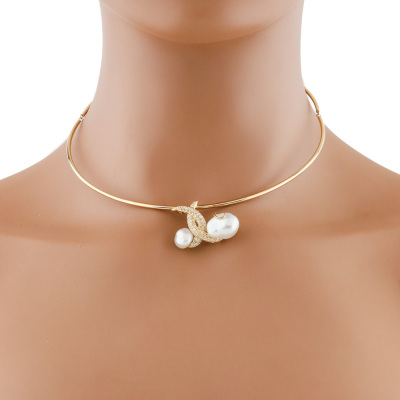 Baroque Pearl and Diamond Pendant