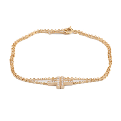 Tiffany & Co Diamond Double Chain Bracelet