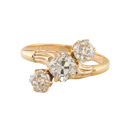 1.78ct Old Mine Cut Diamond ring