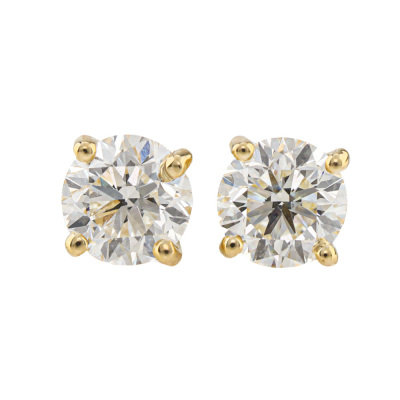 1.00ct Diamond Studs GIA H VS1 VS2