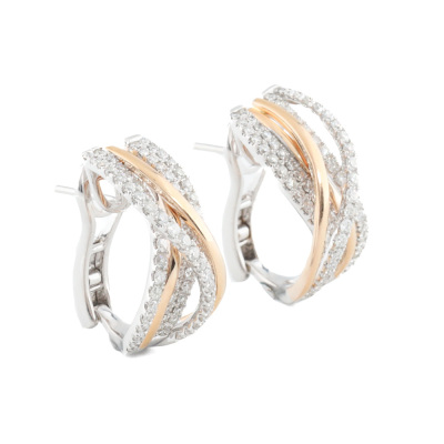 1.20ct Diamond Clip On Earrings