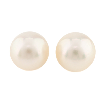 9.7mm & 9.8mm Akoya Pearl Stud Earrings