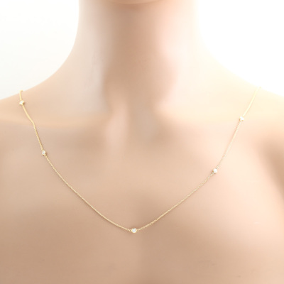 Tiffany & Co Diamonds By The Yard Necklace