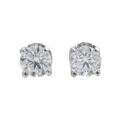 0.60ct Diamond Studs GIA D SI1