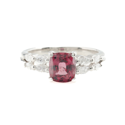 2.09ct Ruby and Diamond Ring