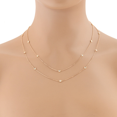 0.70ct Diamond Two-Layer Necklace