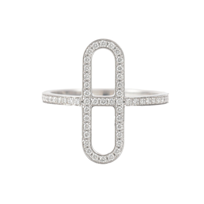 Hermes Ever Chaine D Ancre Ring
