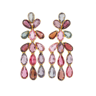 20.10ct Spinel Chandelier Earrings