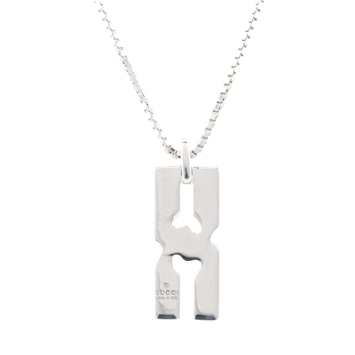 Gucci Infinity Knot Bar Pendant