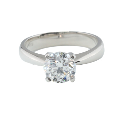 1.24ct Diamond Solitaire Ring GSL I SI1