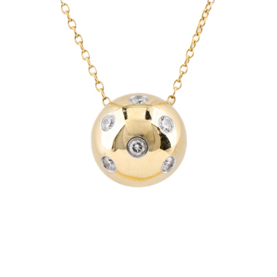 Vintage Tiffany & Co. Dots Diamond Pendant