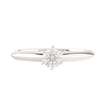 0.26ct Tiffany & Co. Solitaire Ring F VVS1