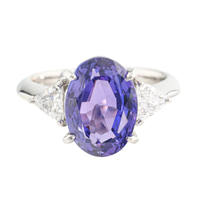 4.72ct Tanzanite and Diamond Ring