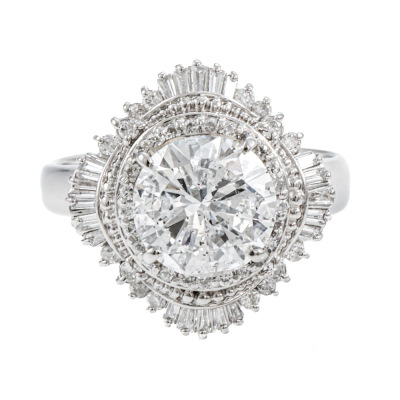 3.01ct Centre Diamond Ring