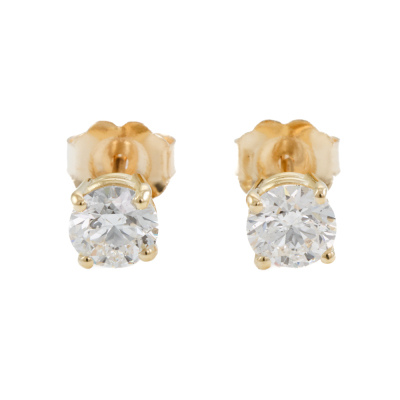 0.89ct Diamond Studs GIA D SI2