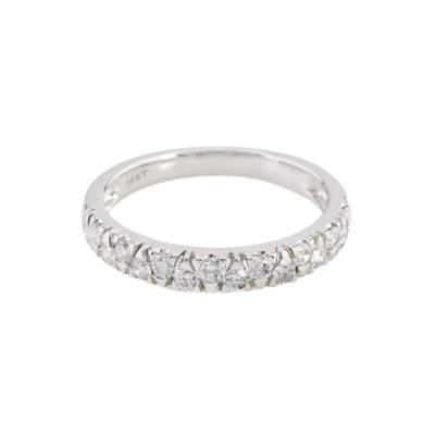 0.49ct Diamond Half Eternity Ring