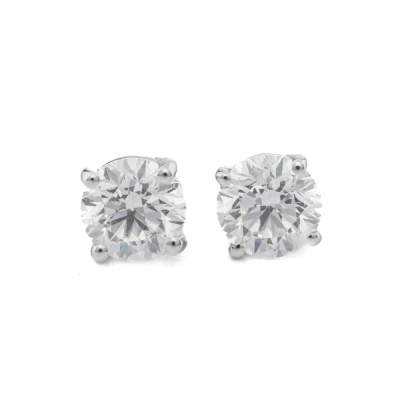 0.89ct Diamond Studs GIA D SI1