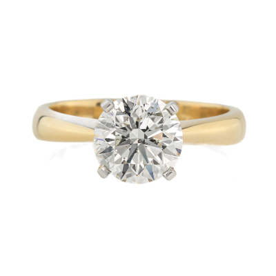 2.01ct Diamond Solitaire Ring GIA J SI2
