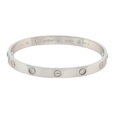 Cartier Love Bracelet, 4 Diamonds
