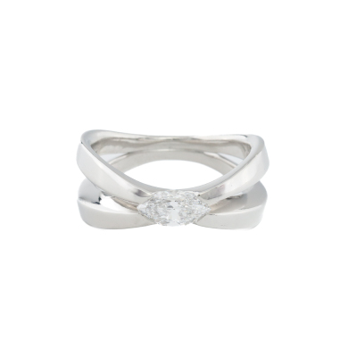 Levendi Diamond Millenium Engagement Ring