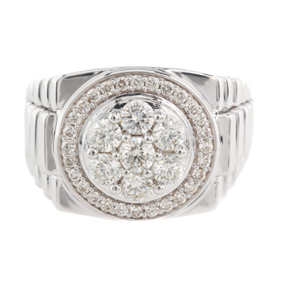 1.32ct Diamond Mens Ring