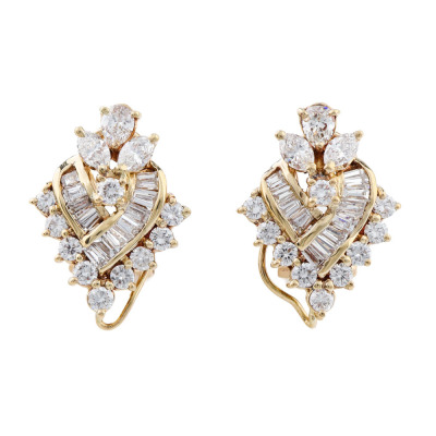 1.50ct Diamond Clip-on Earrings