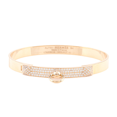 Hermes Collier De Chien Diamond Bracelet