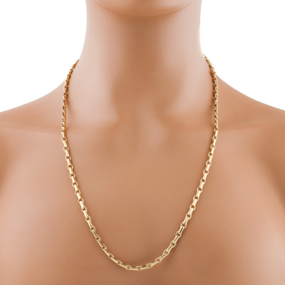 18ct Gold Link Chain Necklace 32.0g