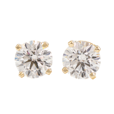 1.01ct Diamond Studs GIA D VS1, D VS2