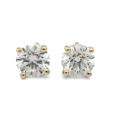 0.80ct Diamond Studs GIA D SI1