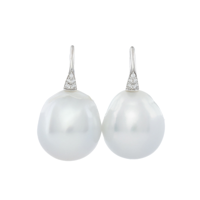 Autore 15mm Baroque South Sea Pearl Earrings