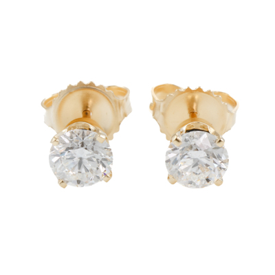 1.21ct Diamond Studs GIA D SI1, E SI1
