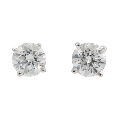 0.80ct Diamond Studs GIA D VVS2