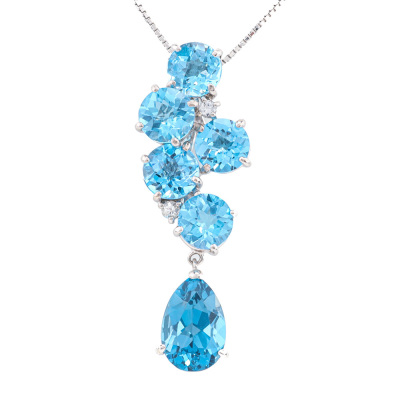 10.10ct Topaz Pendant