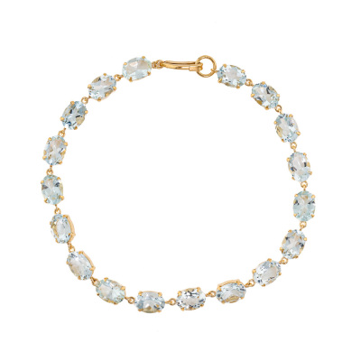 11.57ct Aquamarine Bracelet