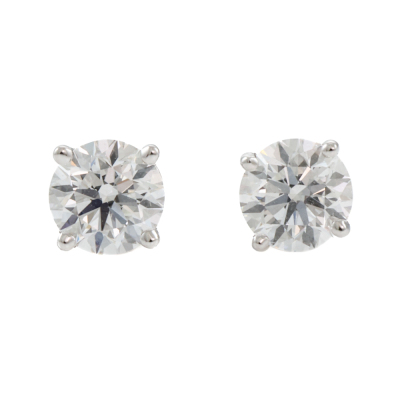 0.82ct Diamond Studs GIA D VS1