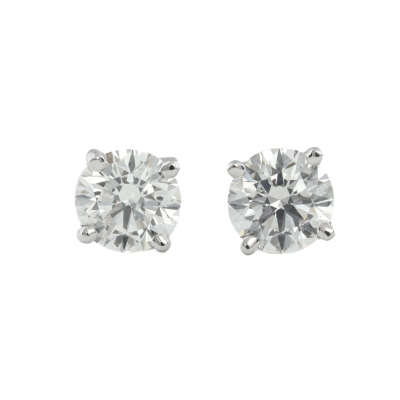 1.00ct Diamond Studs GIA E VS1