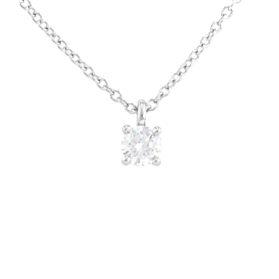 Tiffany & Co. Solitaire Diamond Pendant