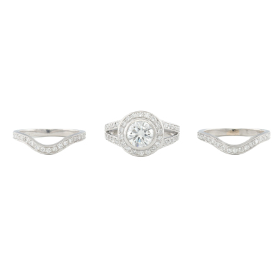 1.50ct Centre Diamond Bridal Ring Set