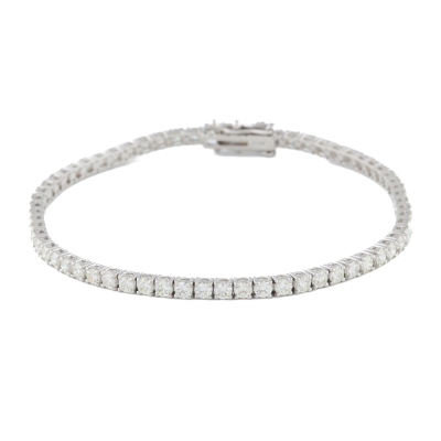 3.92ct Round Diamond Tennis Bracelet