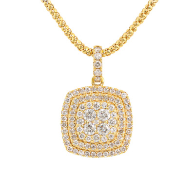 1.00ct Diamond Dress Pendant