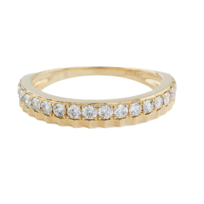0.42ct Diamond Half Eternity Ring