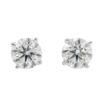 1.00ct Diamond Studs GIA D VS2
