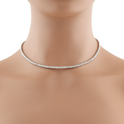 10.56ct Diamond Tennis Necklace
