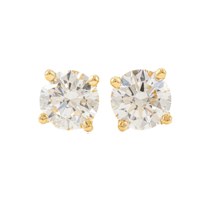 0.80ct Diamond Studs GIA D E VVS2