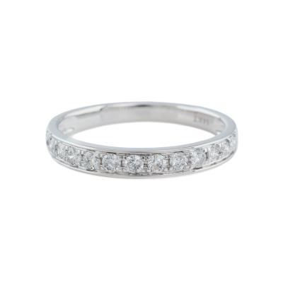 0.34ct Diamond Half Eternity Ring