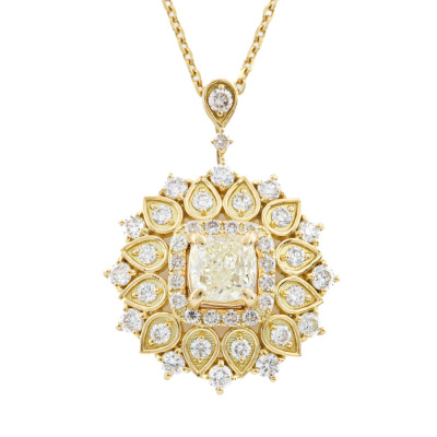1.00ct Centre Diamond Pendant GIA