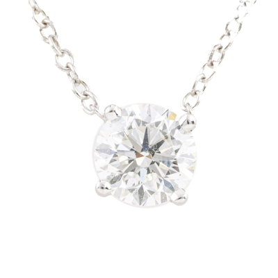 0.50ct Diamond Solitaire Pendant GIA E SI2