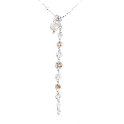 Dual Diamond Pendant
