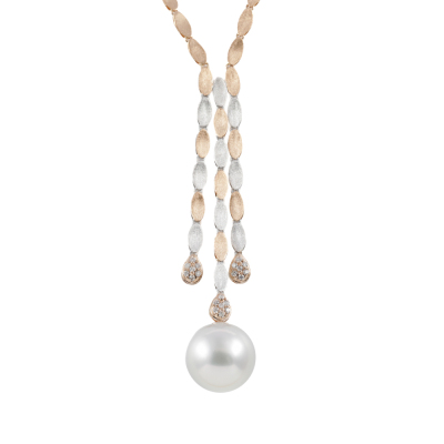 15mm South Sea Pearl & Diamond Necklace